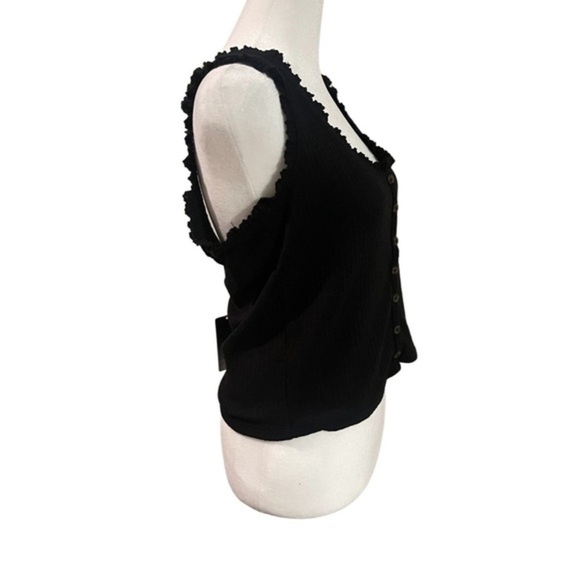 NWT Women’s Medium Tank Top Black Shirt. - Picture 3 of 6